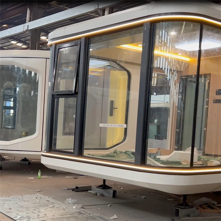 Prefab cheap cabin capsule-house hotel with 2 bedroom 3