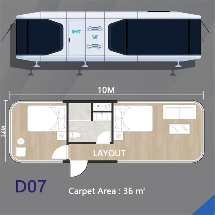 new capsule hotel mobile machine container tiny homes 1